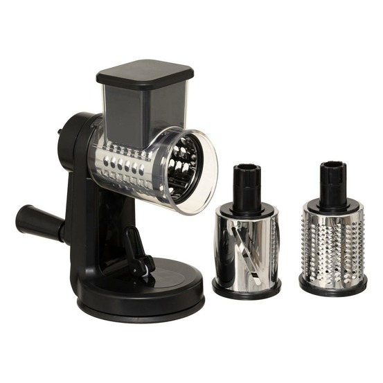 5five - râpe manivelle 3 lames silver pro noire