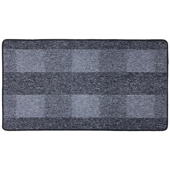 Tapis karree 67 x 120 cm gris