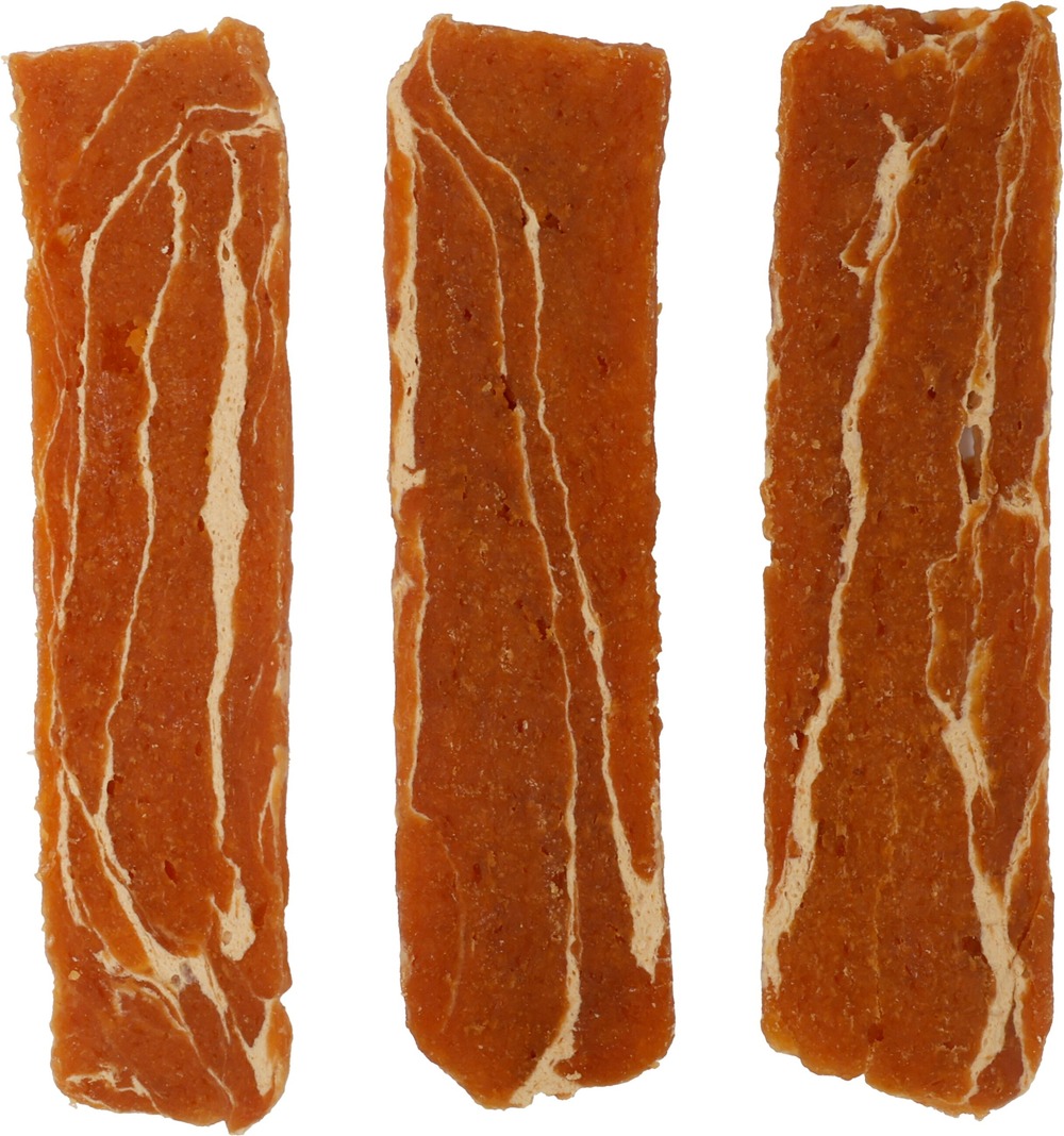 Friandise petits blocs avec poulet et cabillaud