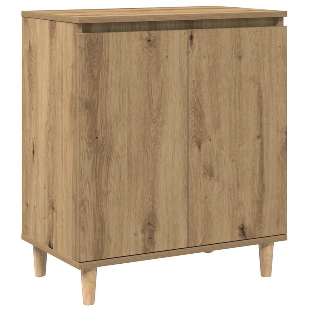 Buffet chêne artisanal 60x35x70 cm bois d'ingénierie