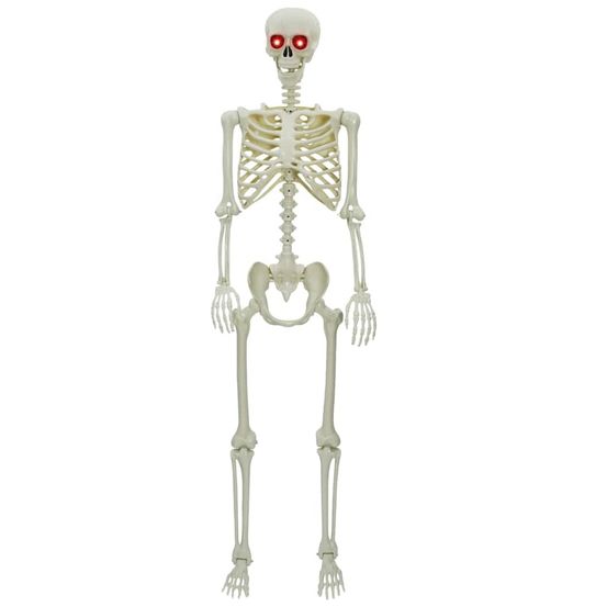 Squelette d'halloween blanc 155 x 38,5 cm polypropylène