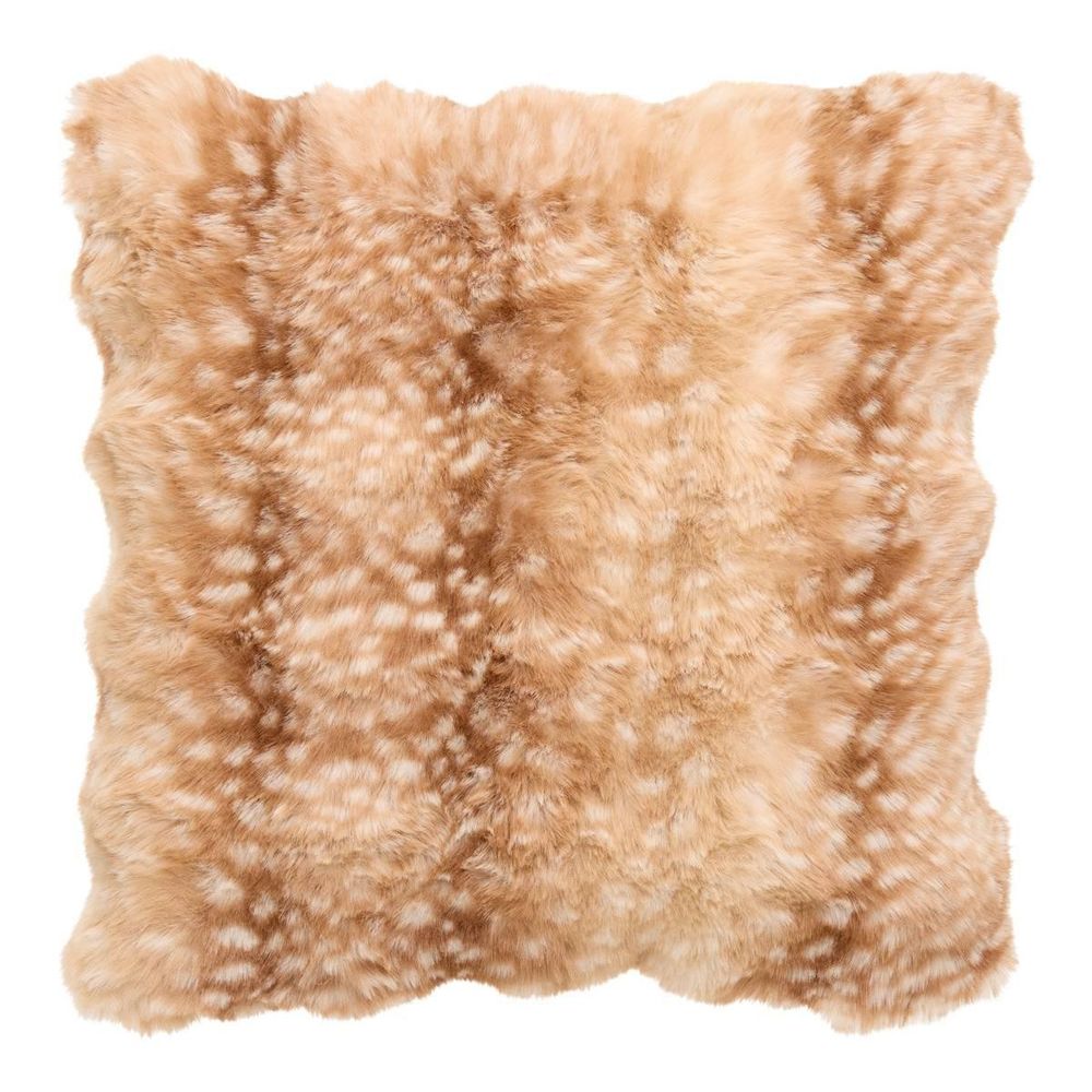 Coussin imitation fourrure 3d 