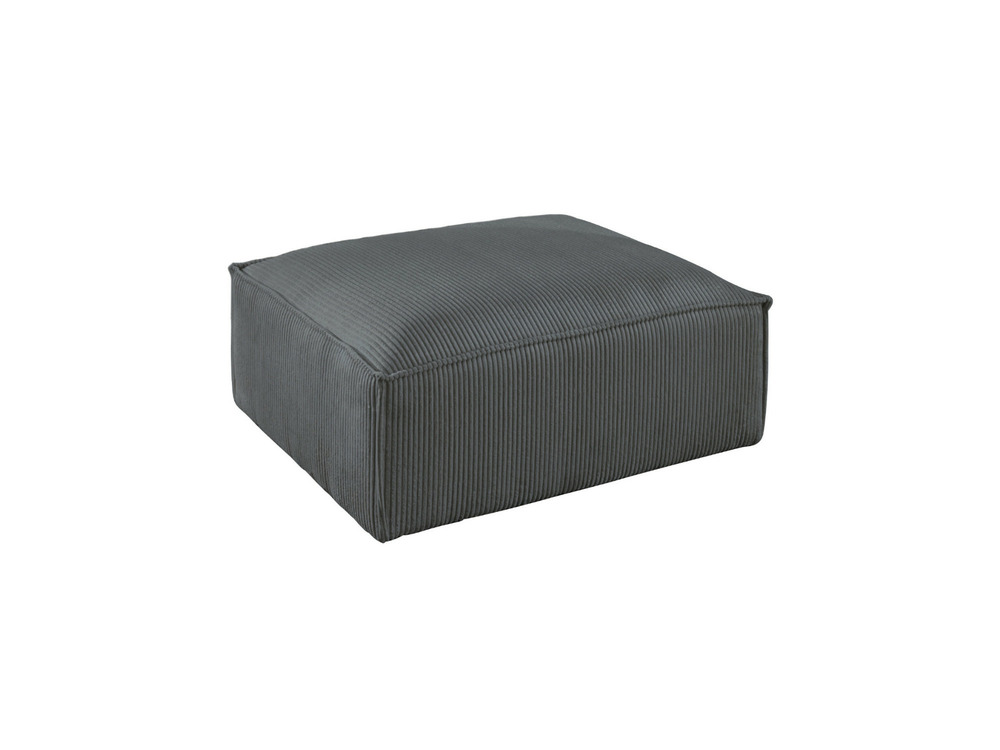 Stella - pouf en velours côtelé - style contemporain