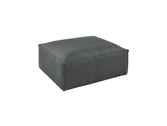 Stella - pouf en velours côtelé - style contemporain