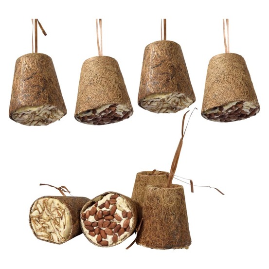 Boules d'alimentation pour oiseaux 8 pcs