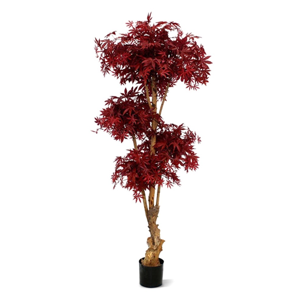 Acer artificiel deluxe 170 cm bordeaux