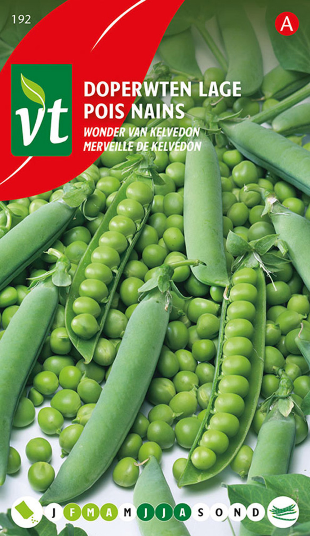 Pois nains merveille de kelvedon - ca. 50 gr (livraison gratuite)