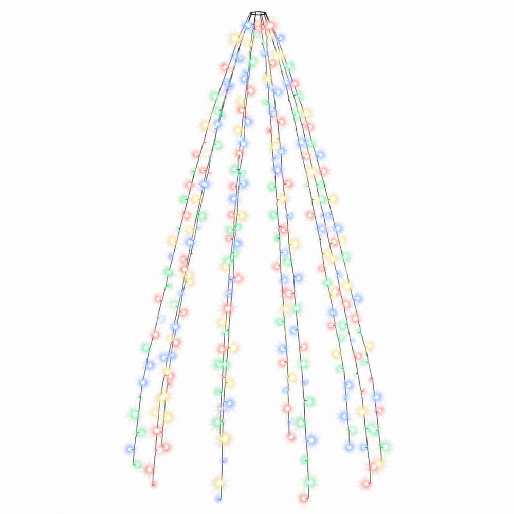 Guirlande lumineuse d'arbre de noël 300 led colorées 300 cm