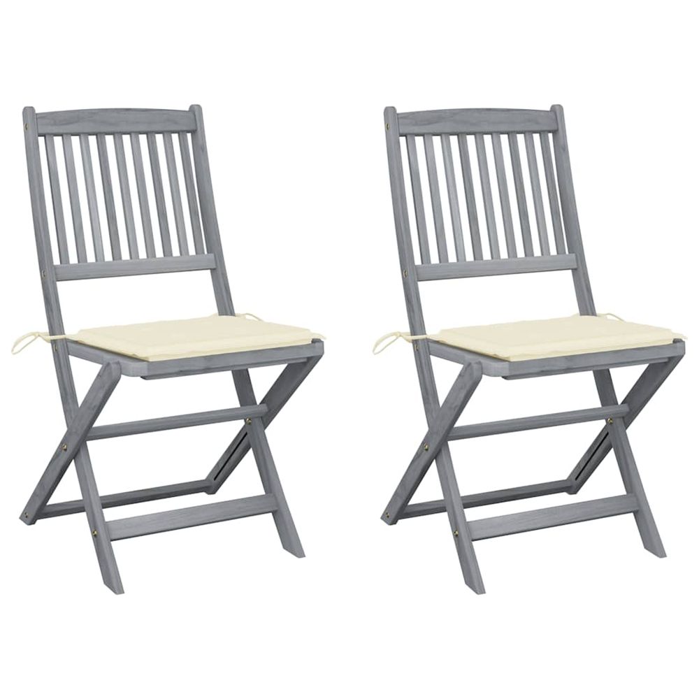 Chaises pliables d'extÃ©rieur 2 pcs