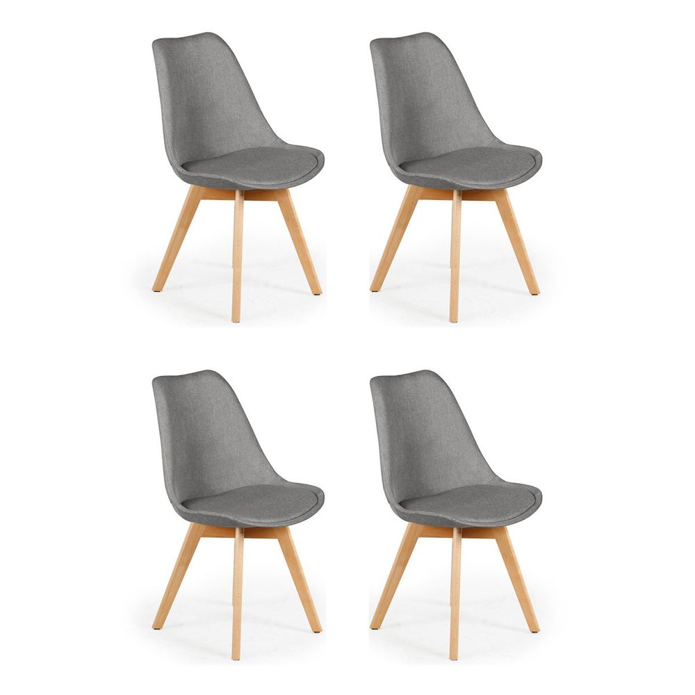 Lot de 4 chaises design 