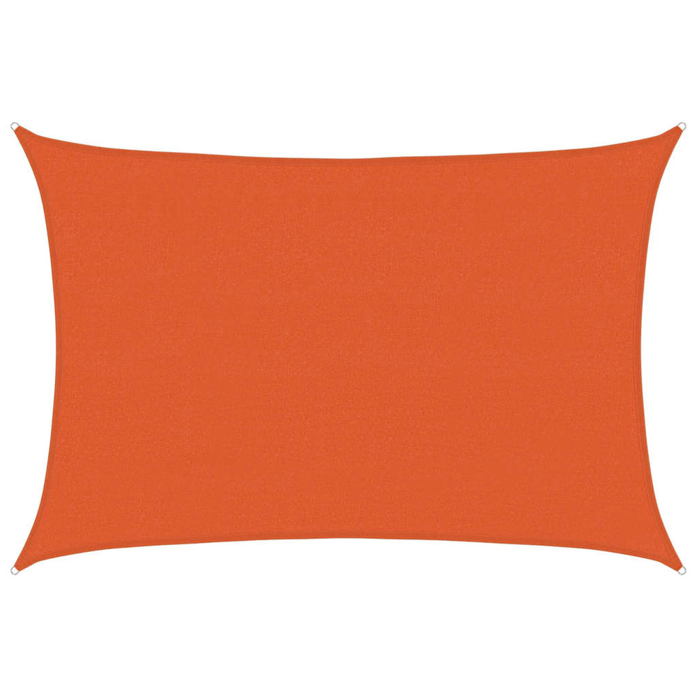 Voile d'ombrage 160 g/m² orange 4x6 m pehd