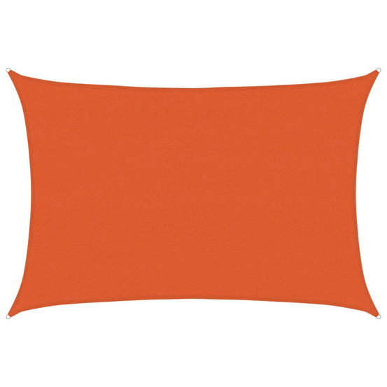 Voile d'ombrage 160 g/m² orange 4x6 m pehd
