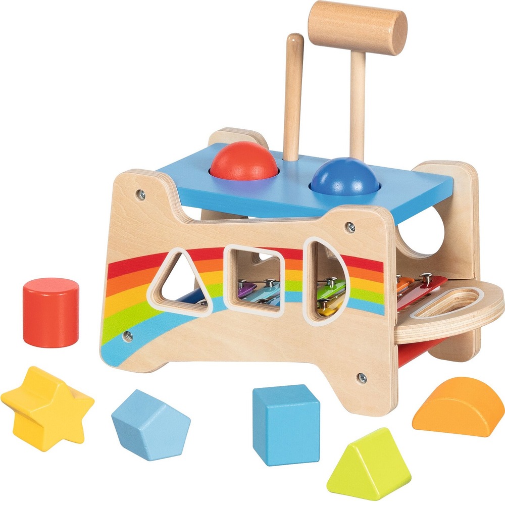 Banc à marteler et encastrer avec xylophone