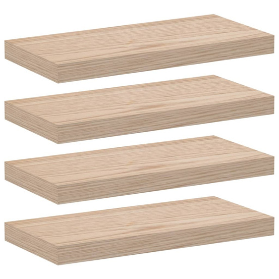Étagères flottantes 4 pcs 50x23,5x4 cm bois d'ingénierie