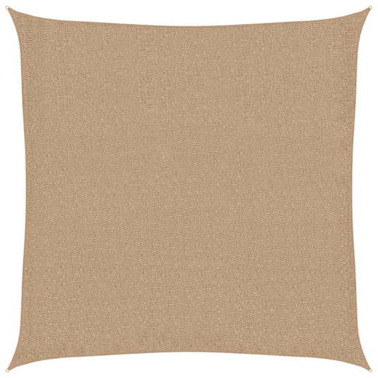 Voile d'ombrage 160 g/m² taupe 2,5x2,5 m pehd