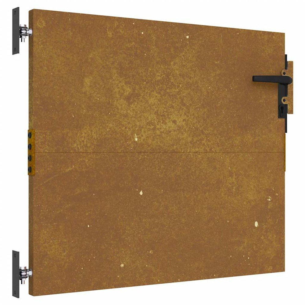 Portail de jardin 85x75 cm acier corten
