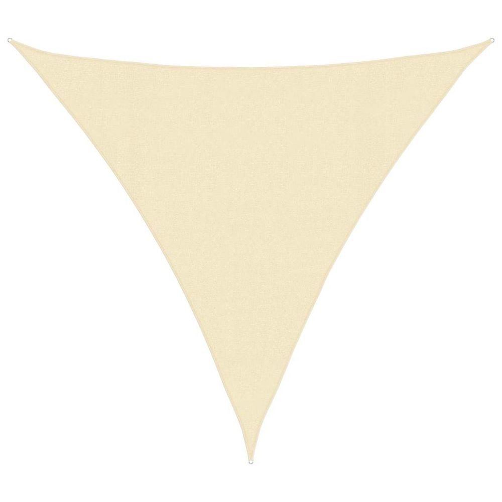 Voile d'ombrage 160 g/m² crème 4,5x4,5x4,5 m pehd