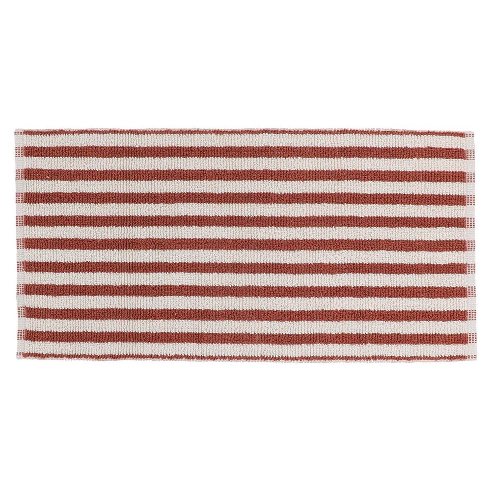 Tapis louise coton/autres fibres 45x90 cm - mocha