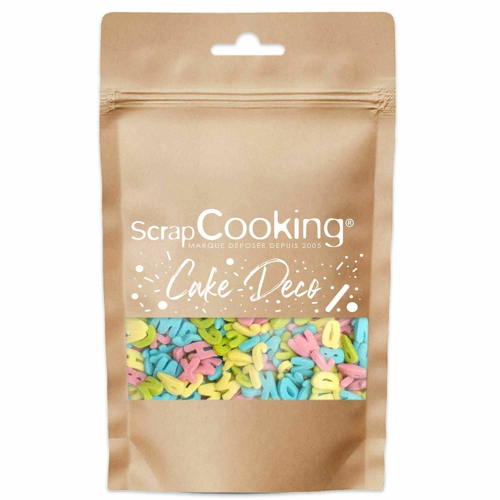 Décors sucrés en pot - alphabet - 55 g