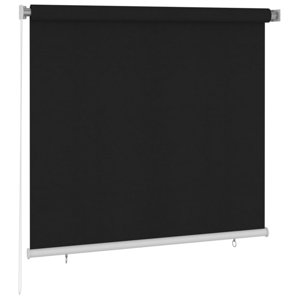 Store roulant d'extérieur 160x140 cm noir