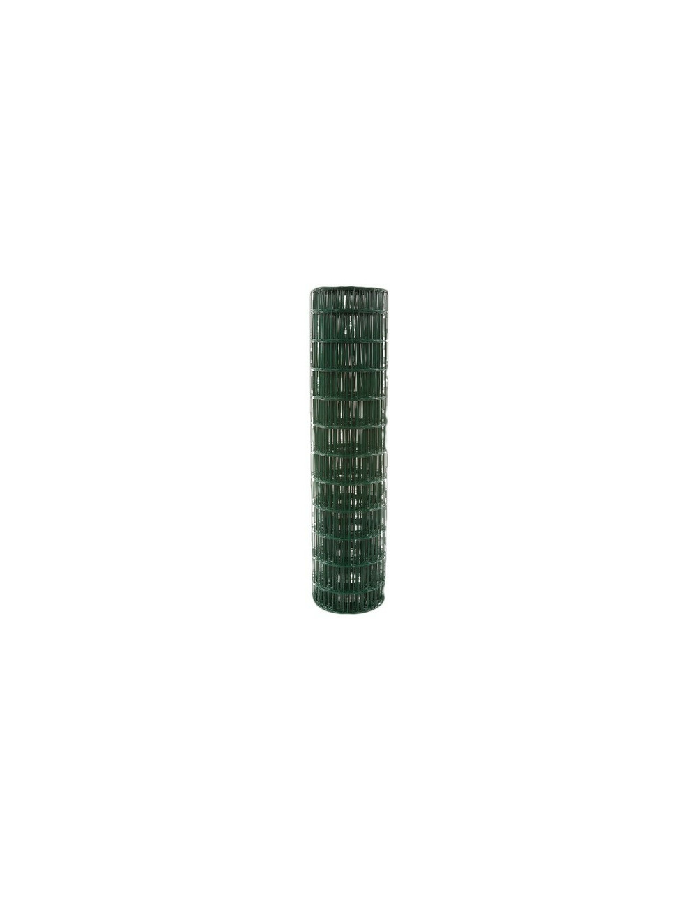 Grillage residentiel plastifie vert maille soudée 100 x 50 mm hauteur 1,50m x 25m - filiac