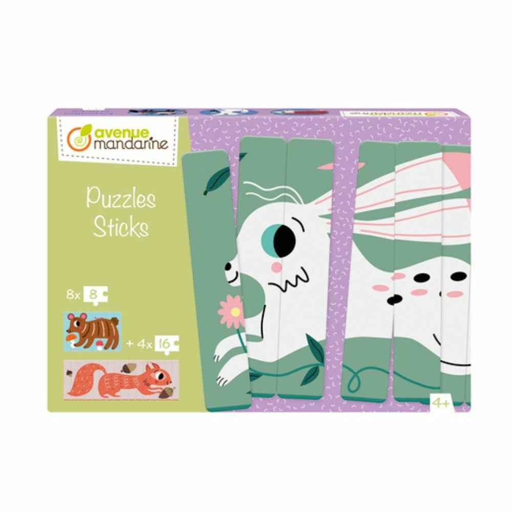 Puzzle sticks animaux de la forêt
