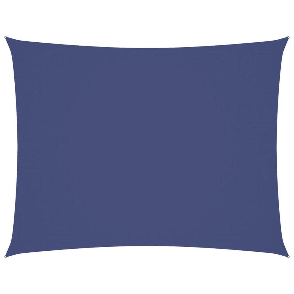 Voile de parasol tissu oxford rectangulaire 2x3,5 m bleu