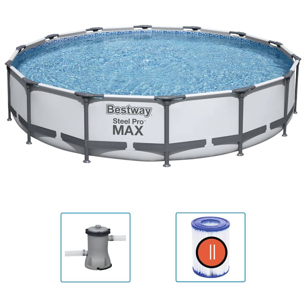 Ensemble de piscine steel pro max 427x84 cm
