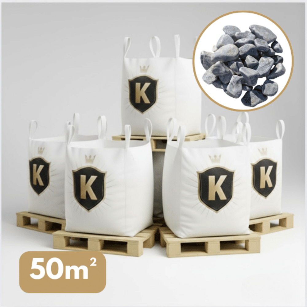 Galet gris bleu 40/60 mm – pack 5 big bag +/- 1,5t – 50 m²