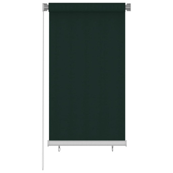 Store roulant d'extérieur 80x140 cm vert foncé pehd