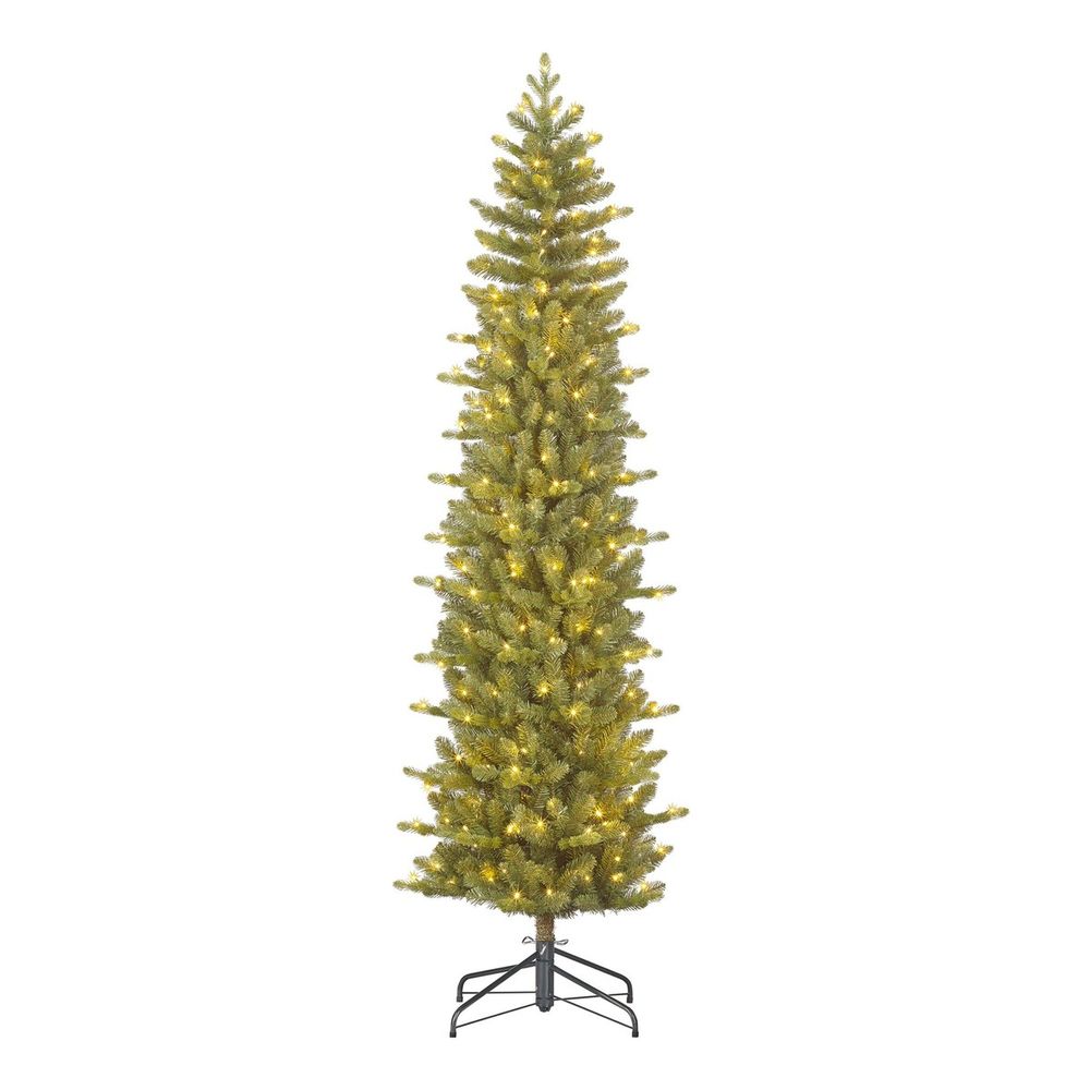 Black box trees harma sapin de noël artificiel 240 led avec minuterie - décoration noël pour petits espaces et cuisine - sapin