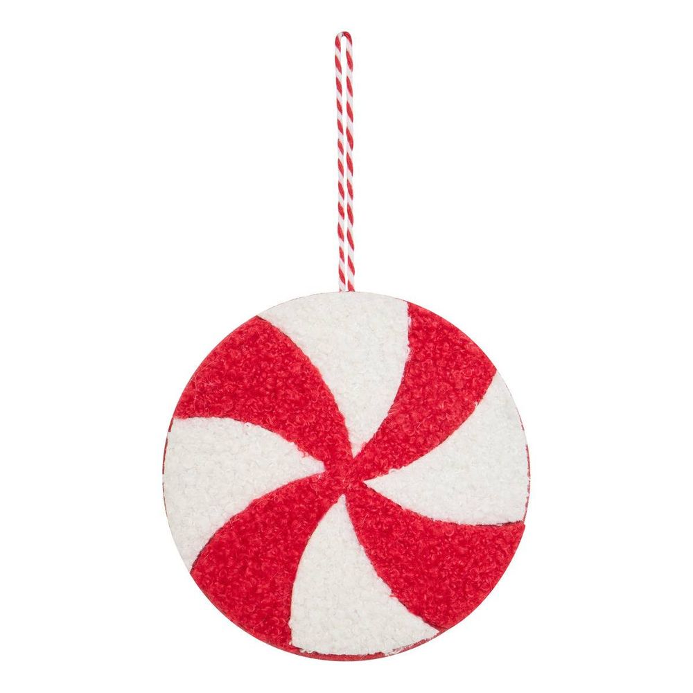 Suspension de sapin gourmandises en feutrine 22 cm