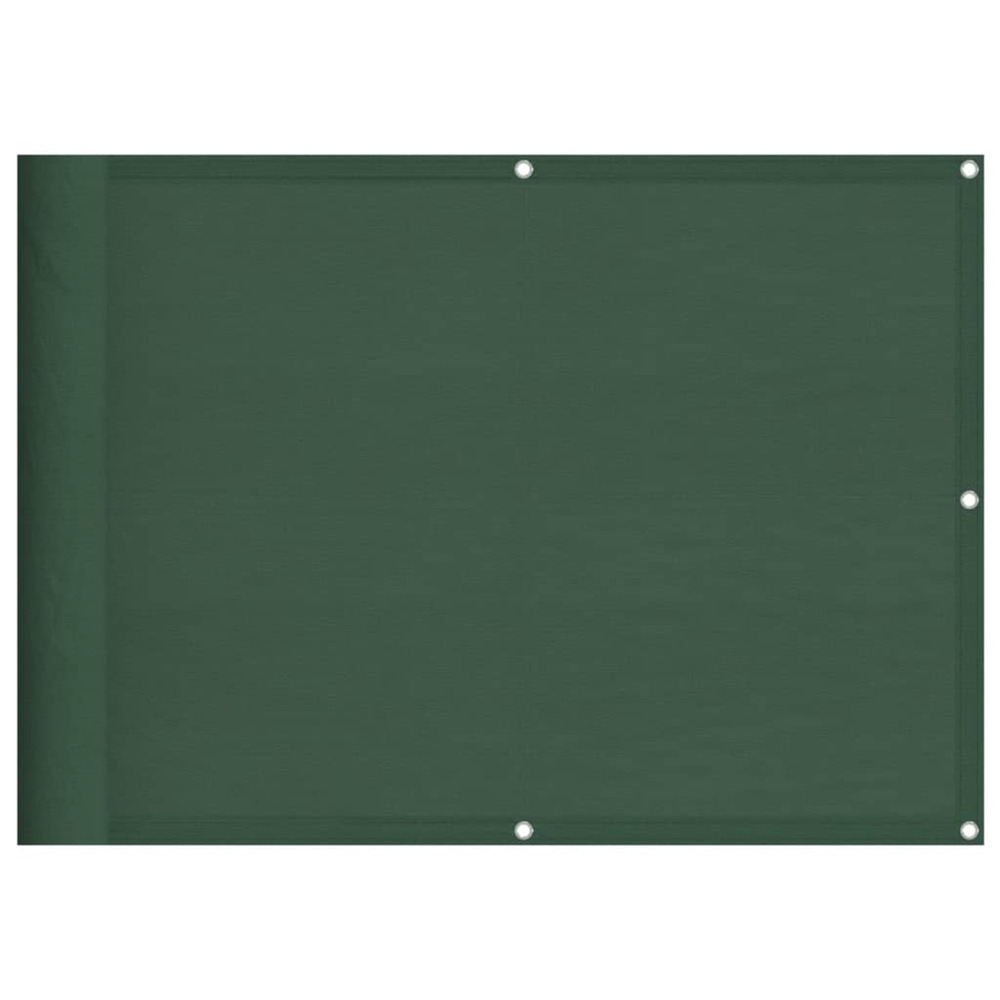 Écran de balcon vert foncé 75x800 cm 100% polyester oxford
