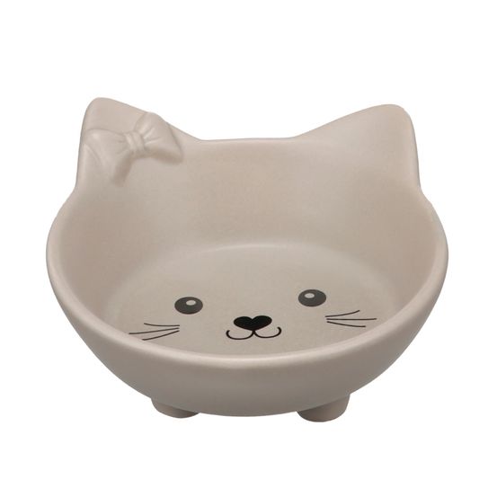 Gamelle ronde en céramique pour nourriture et eau 180 ml