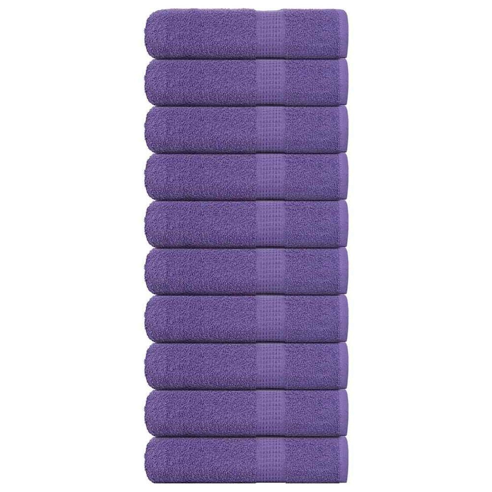 Essuie-mains frogn 10 pcs violet 50x100 cm 360 g/m²