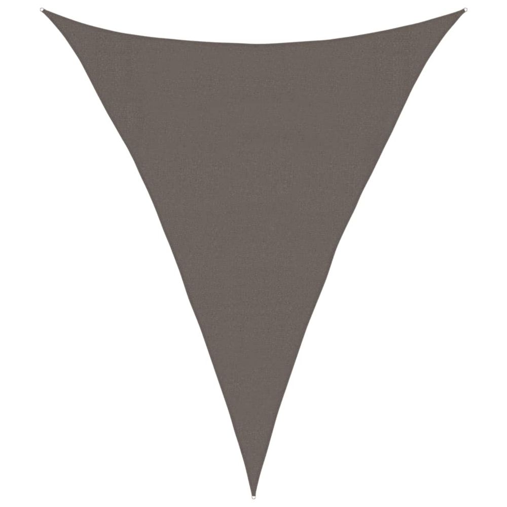 Voile d'ombrage 160 g/m² anthracite 3x4x4 m pehd