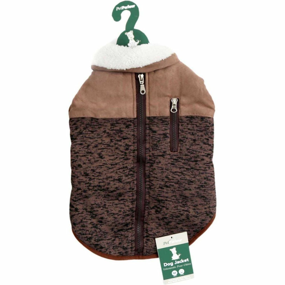 Manteau fourrure pour chien natural 35 cm