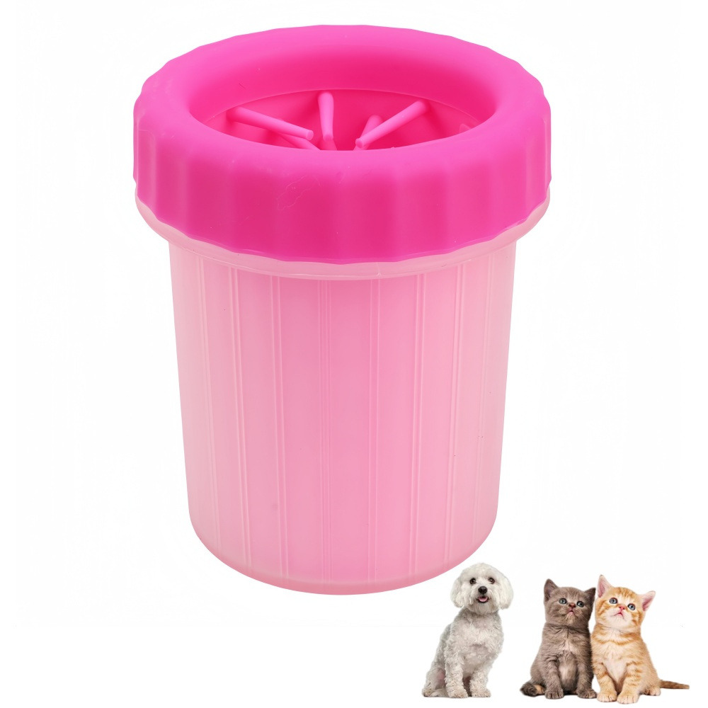Nettoyant pour pieds pour chats et chiens rose