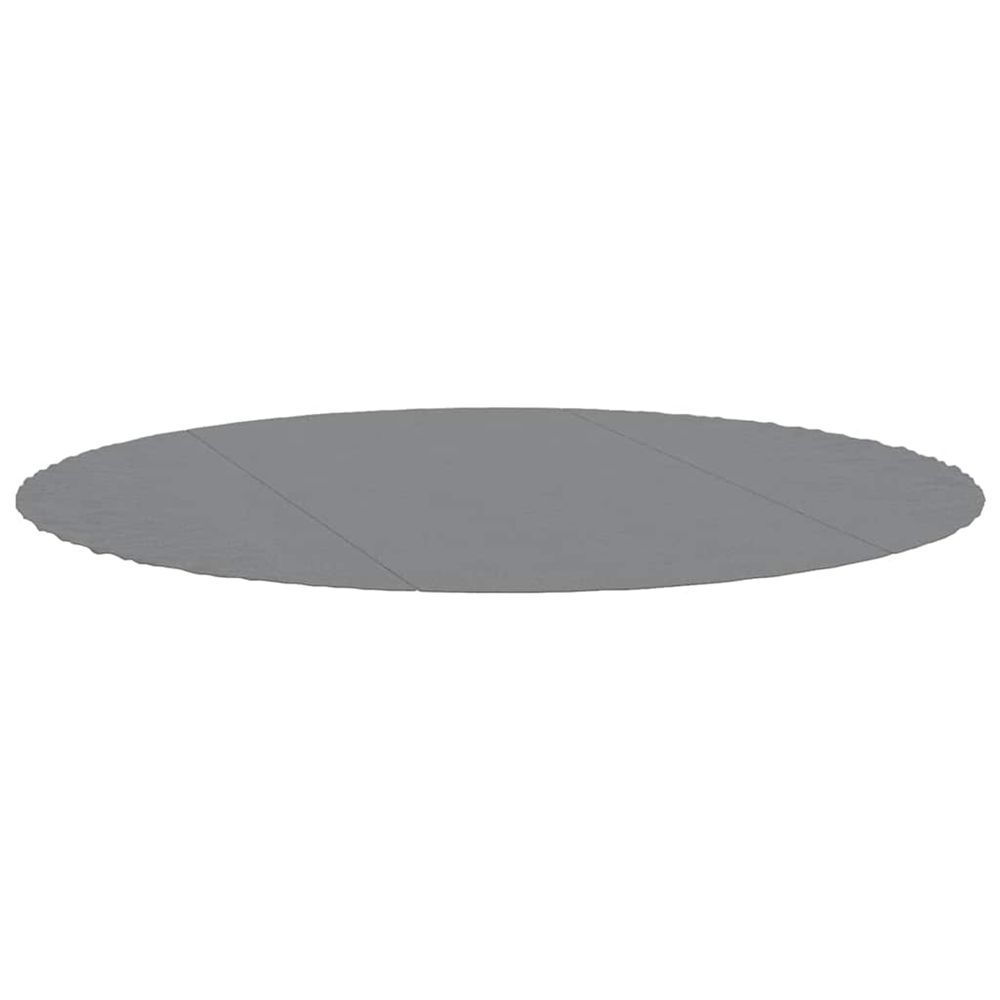 Tapis de piscine ø 366 cm (1 mm) tissu non tissé gris clair