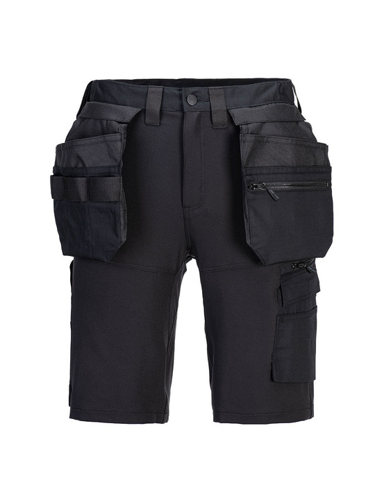 Dx4 craft holster shorts - 34 - noir - portwest