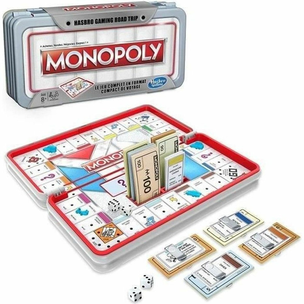 Monopoly - jeu de societe road trip - jeu de voyage