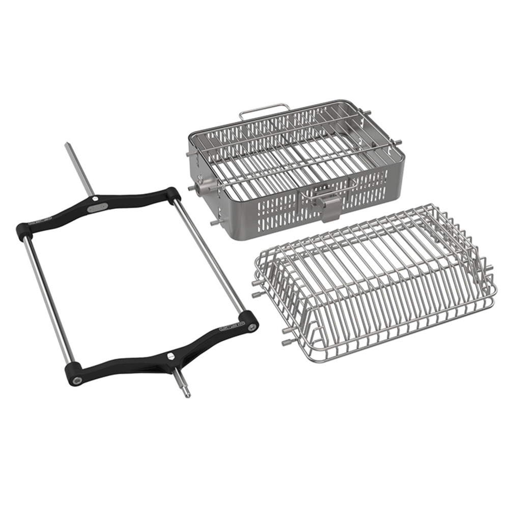 Kit 2 paniers de cuisson joetisserie pour kamado joe