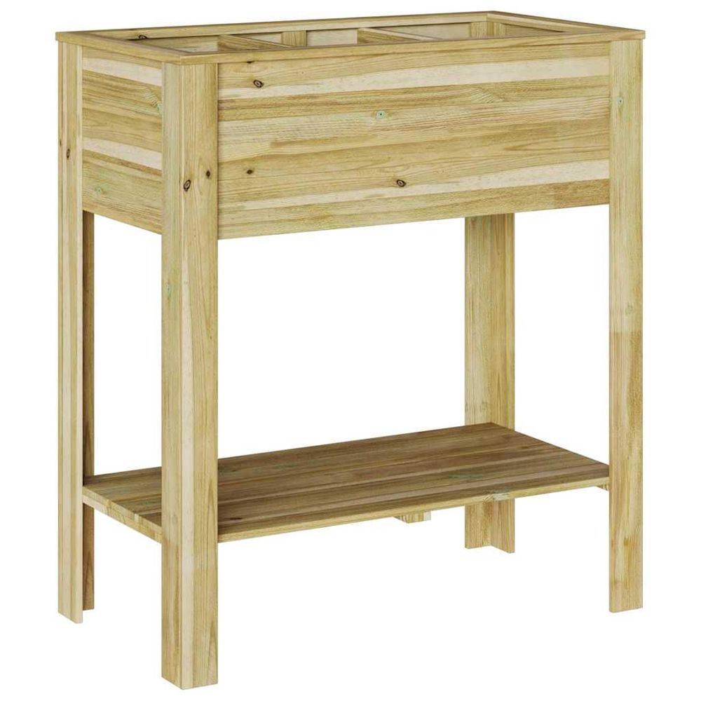 Jardin haut marron 85,5 x 46,5 x 96 cm bois de pin imprégné