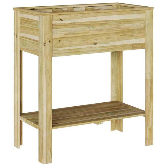 Jardin haut marron 85,5 x 46,5 x 96 cm bois de pin imprégné