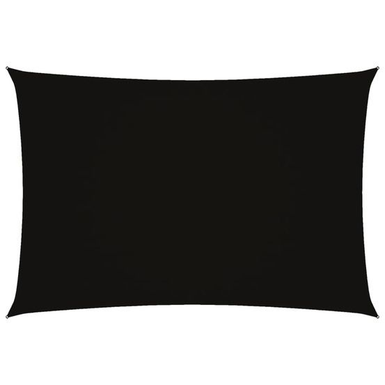 Voile de parasol tissu oxford rectangulaire 2,5x4,5 m noir