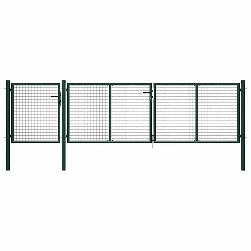 PORTAIL DE JARDIN ACIER 40018-(864134)