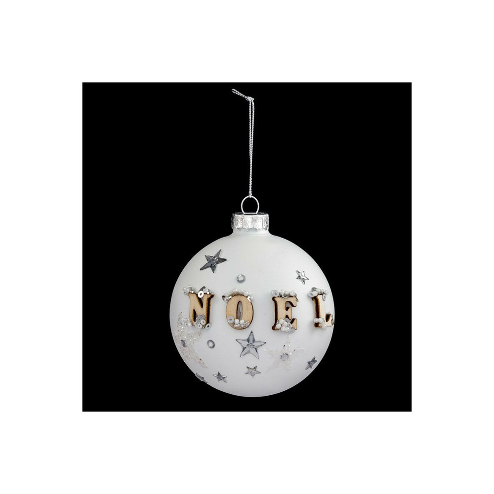 Boule de noël en verre 