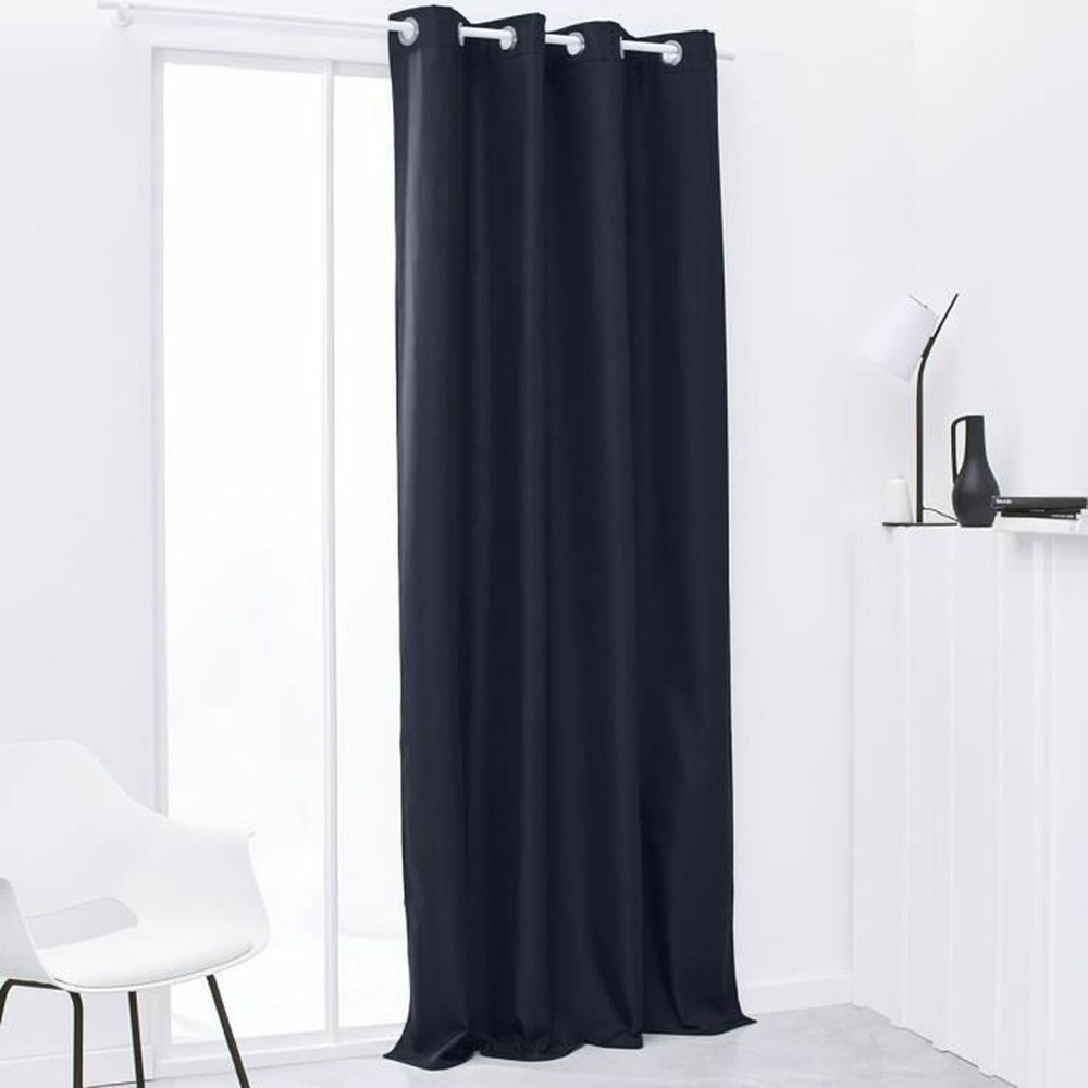 Rideau isolant thermique uni - 140 x 240 cm - navy