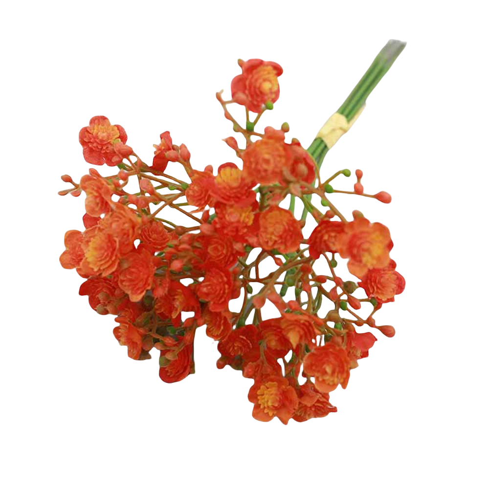 Bouquet de gypsophila artificielle - 12 tiges，fleurs d'oranger