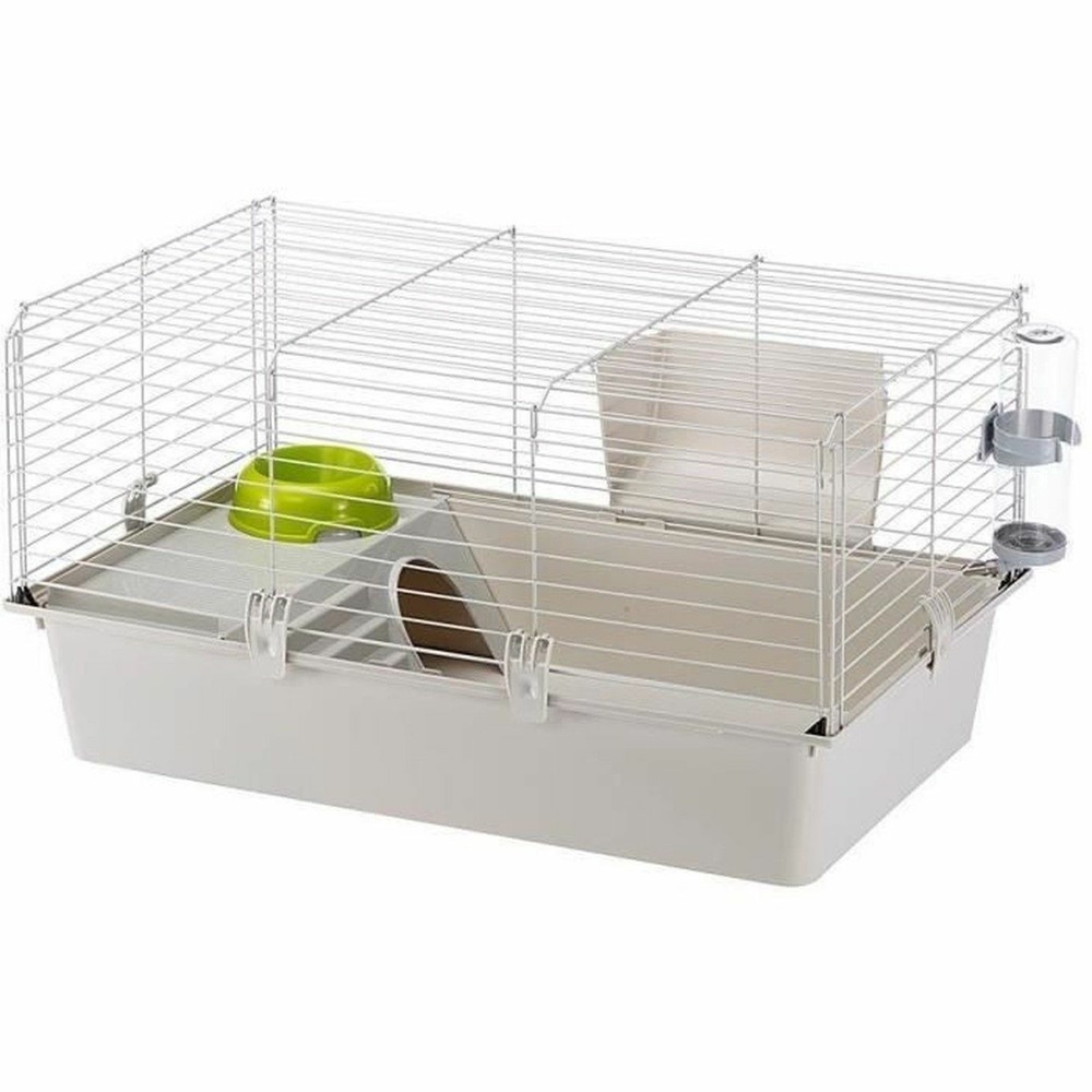 Cage pour rongeurs, hamsters 77 x 48 x 42 cm - gris clair